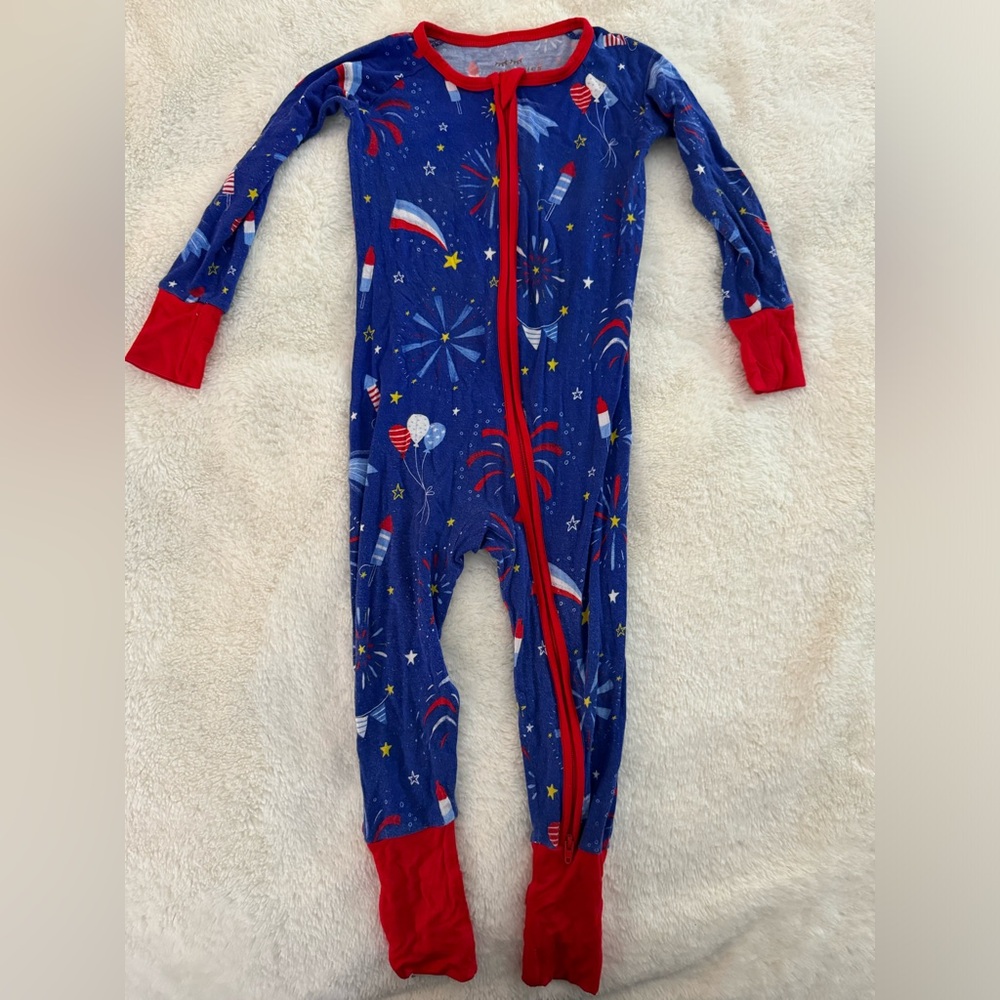 Little sleepies 4th of July Zippy size 18-24 months